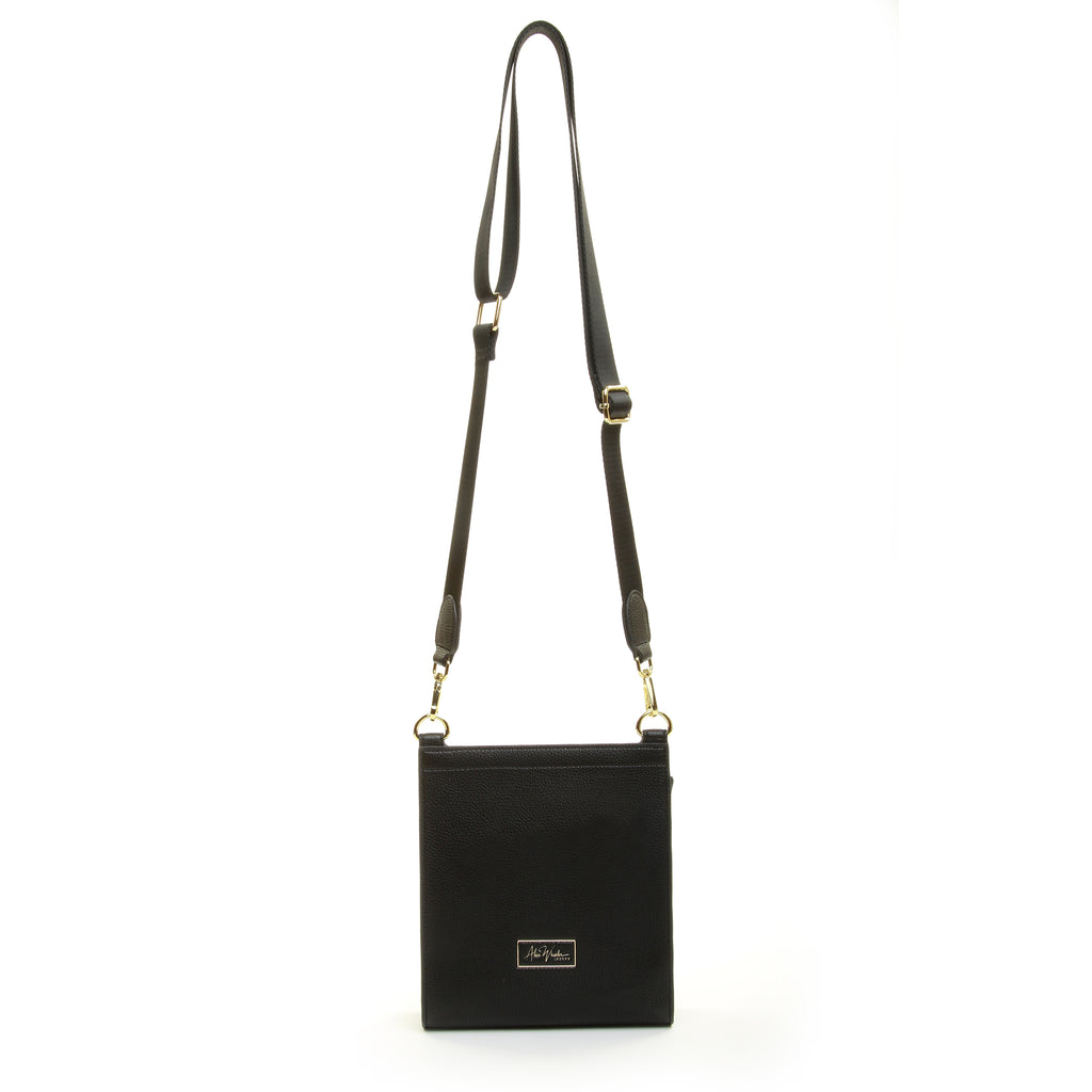 Alice Wheeler Bloomsbury Black Cross Body Bag