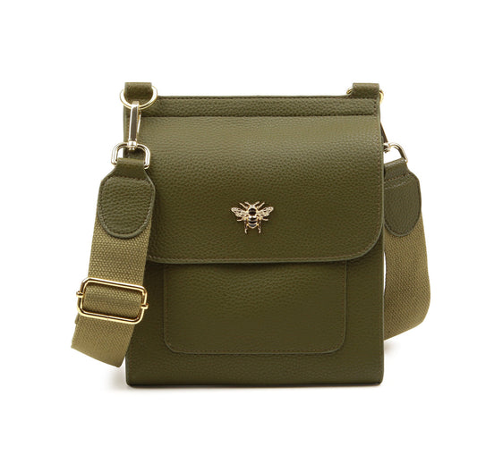 Alice Wheeler Olive Bloomsbury Messenger Cross Bag