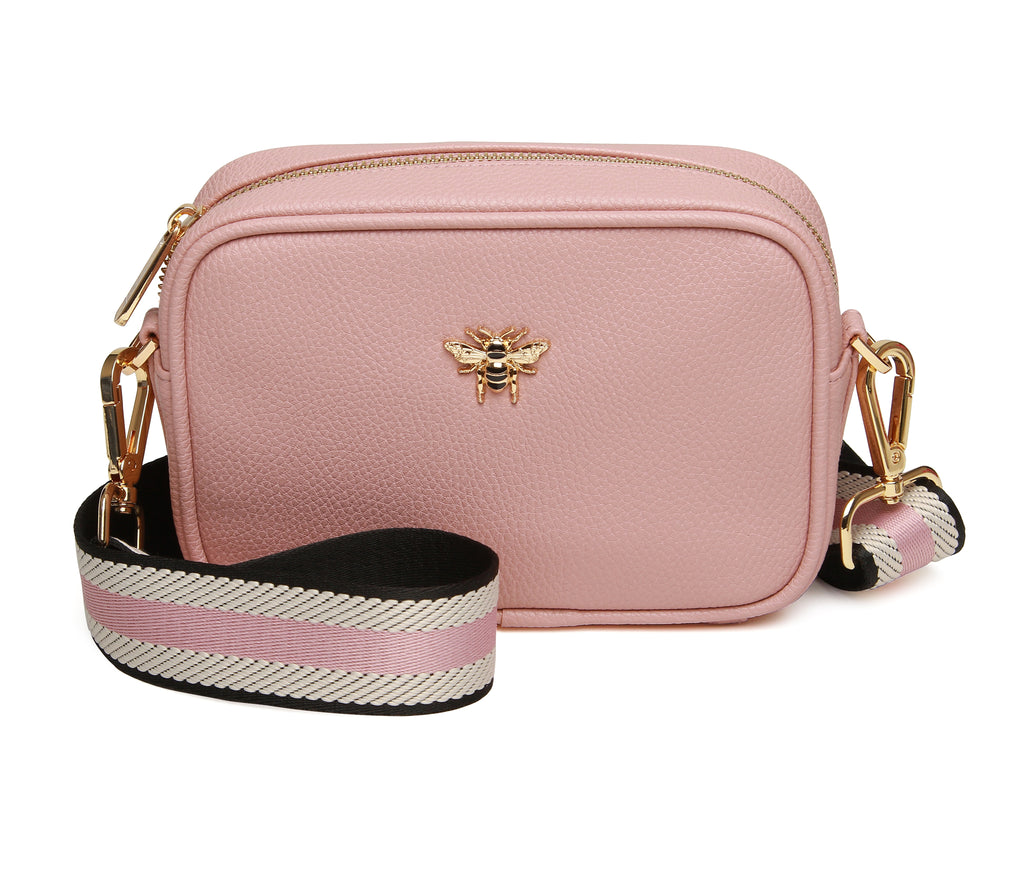 Alice Wheeler Pink Mini Mayfair Cross Body Bag