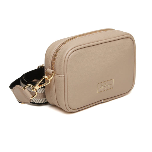 Alice Wheeler Stone Mini Mayfair Cross Body Bag