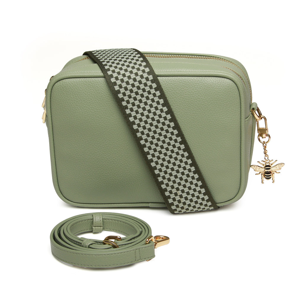 Alice Wheeler Sage Soho Camera Cross Body Bag