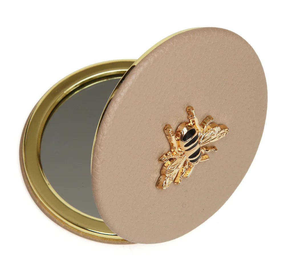 Alice Wheeler Stone Round Compact mirror