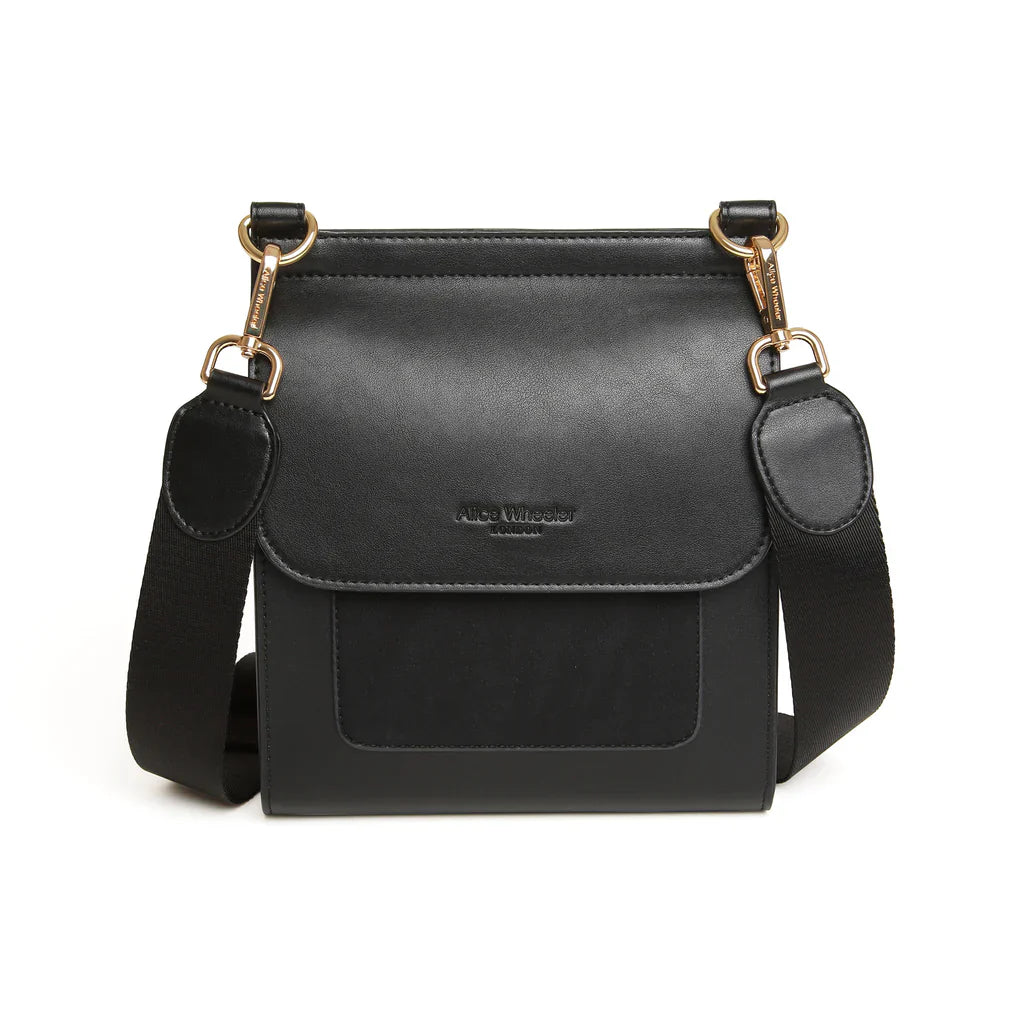 Alice Wheeler Black Seville Crossbody Bag