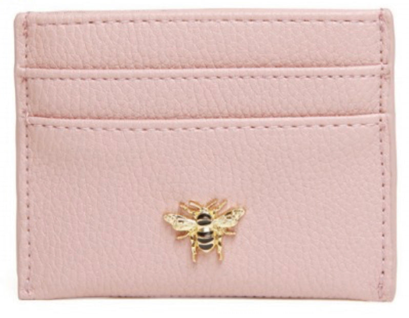 Alice Wheeler Pink Bow Card Holder