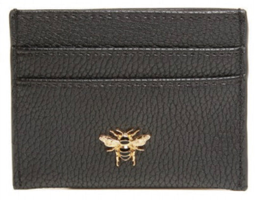 Alice Wheeler Black Bow Card Holder