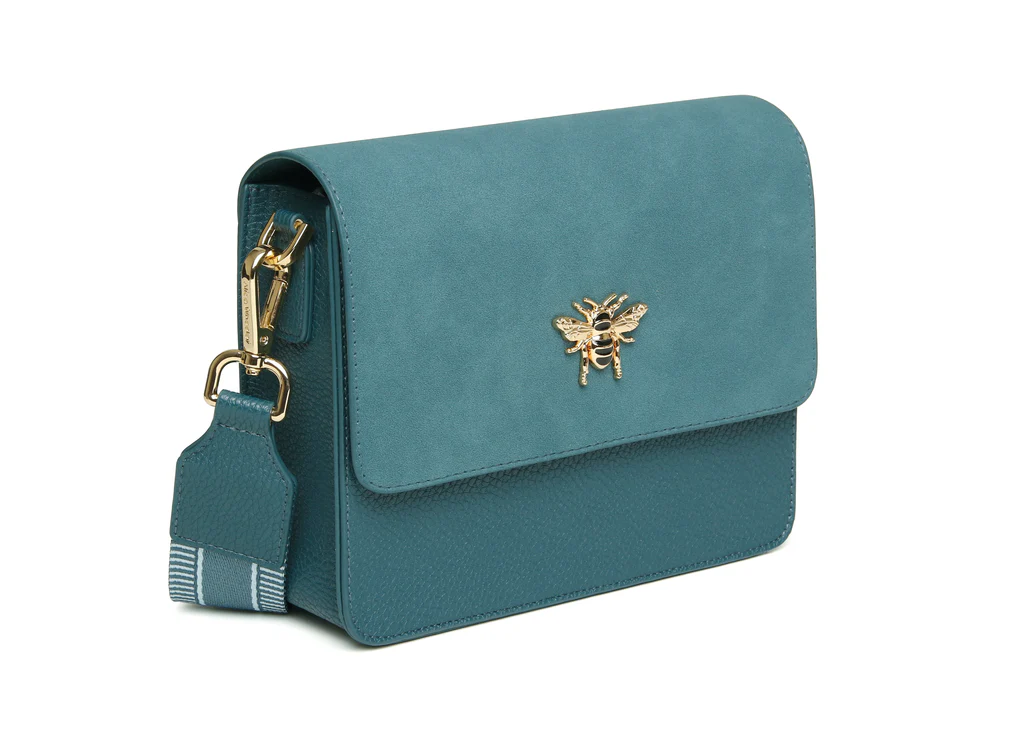 Alice Wheeler Teal Highbury Cross Body Bag