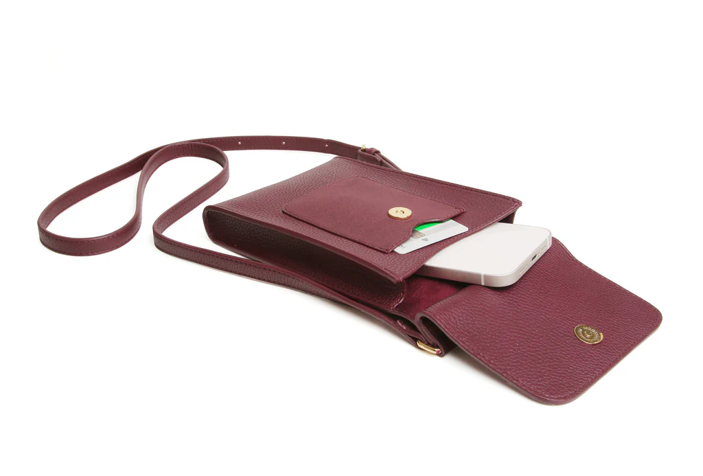 Alice Wheeler Fig Mini Bloomsbury Phone Bag