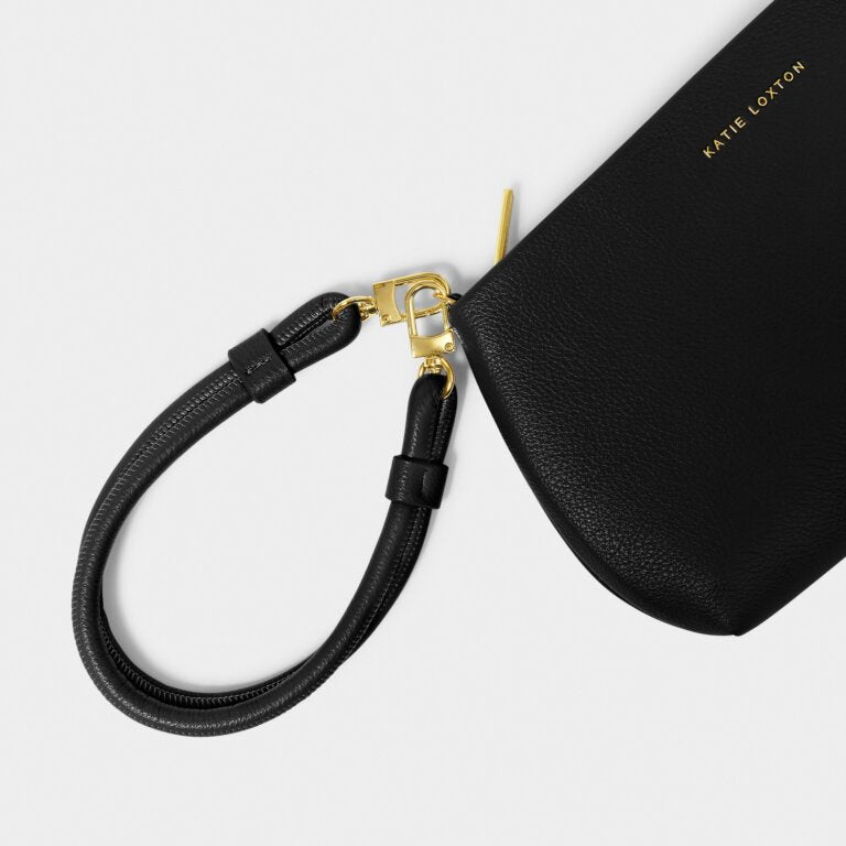 Katie Loxton Asha Wristlet in Black