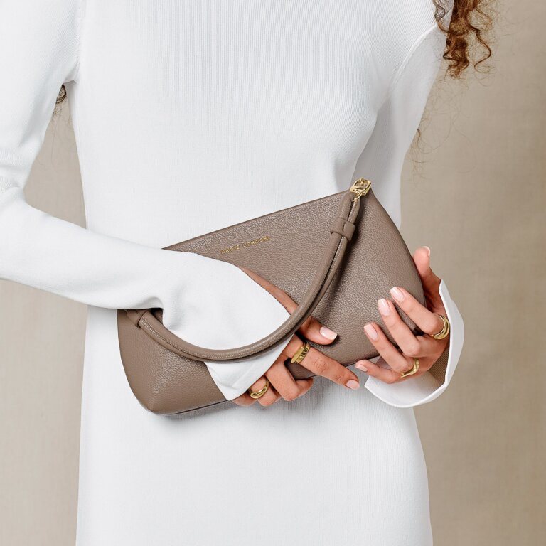 Katie Loxton Asha Wristlet in Mocha