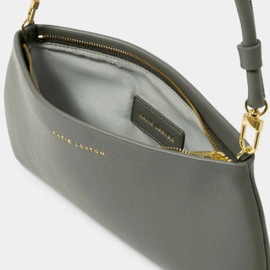 Katie Loxton Asha Wristlet in Graphite Green