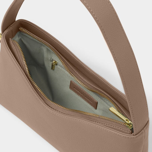 Katie Loxton Camille Small Shoulder Bag in Mocha