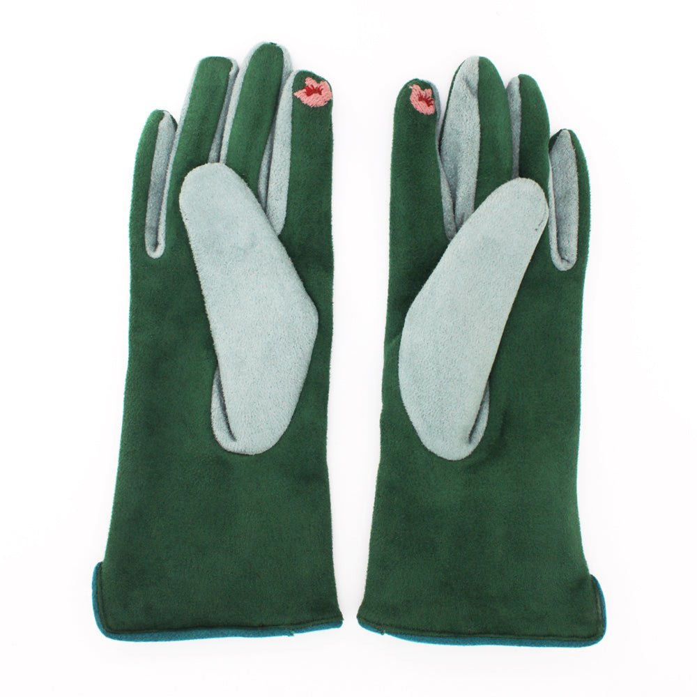 House Of Disaster Secret Garden Fox Velvet Gloves